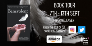 Poster advertising the book tour from Sept 7th-13th 