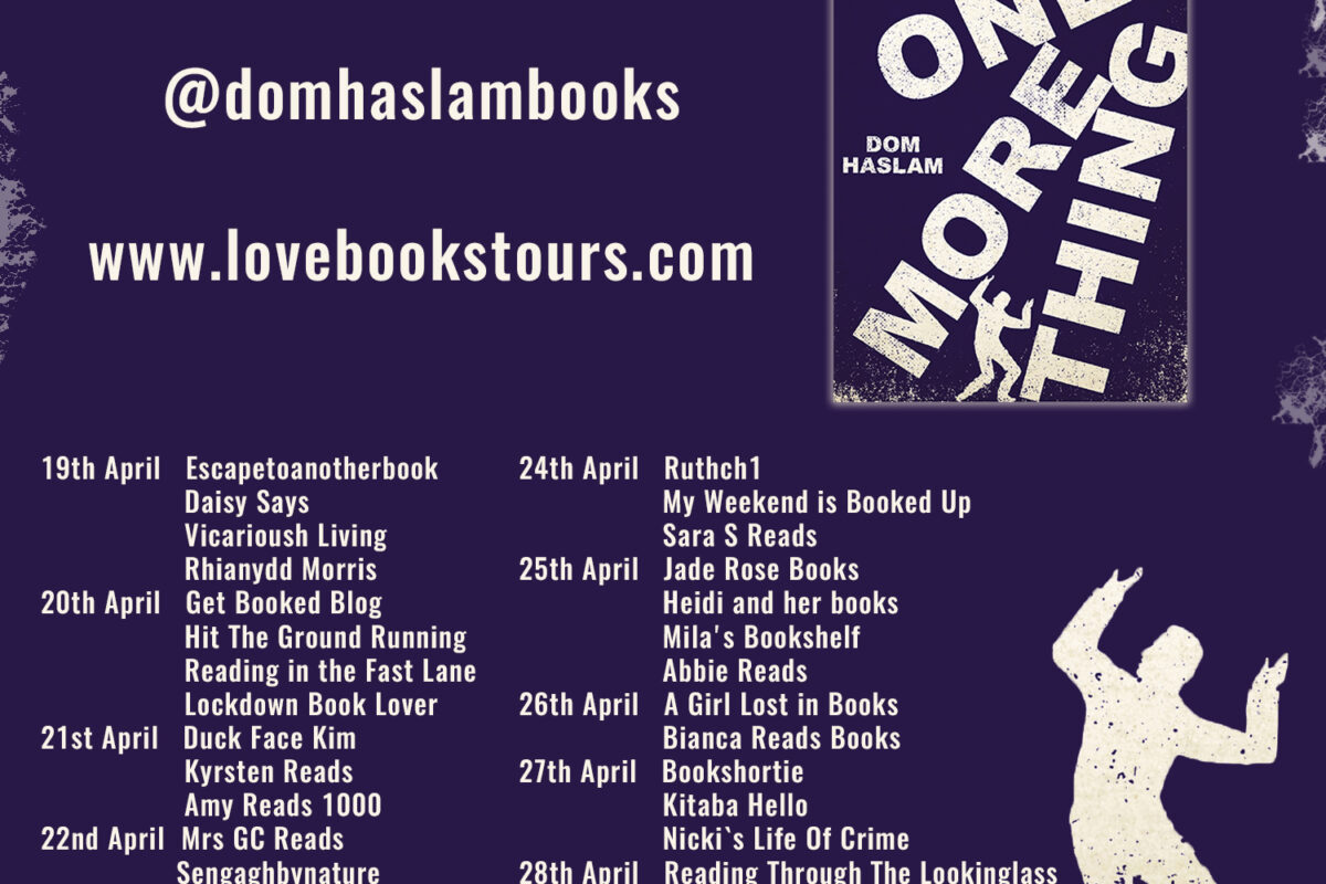 Image listing the date for the book tour